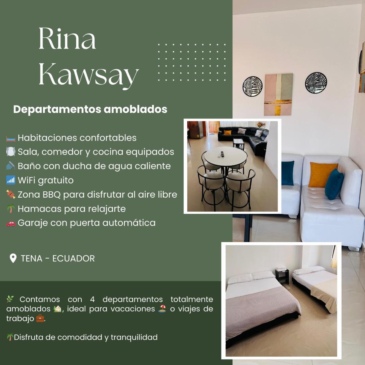 Rinakawsay - Viveviajando Apartamento Amoblado En Tena Exterior photo